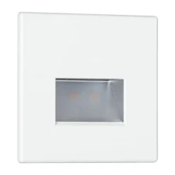 Paulmann LED-vægindbygningslampe EDGE, hvid