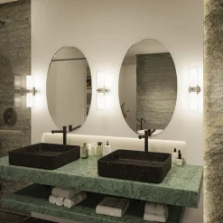 Paulmann Luena væglampe IP44 krom E14 2-lysk.