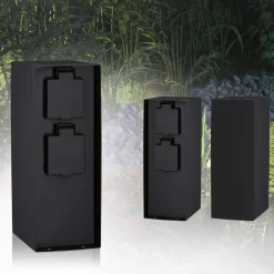 Paulmann Rio stikkontakt 2-delt antracit