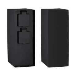 Paulmann Rio stikkontakt 2-delt antracit