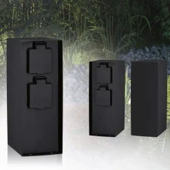 Paulmann Rio stikkontakt 2-delt antracit