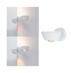 Paulmann Sabik LED-væglampe hvid mat