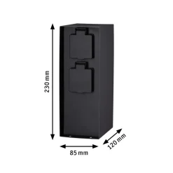 Paulmann sokkelsøjle Rio 4-vejs