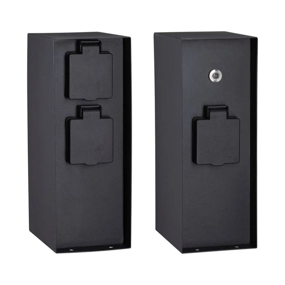 Paulmann stikdåse søjle Rio 3-bande skumringssensor