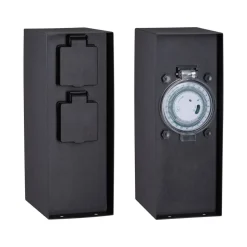 Paulmann stikkontakt søjle Rio 2-bånds timer