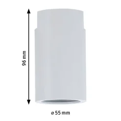 Paulmann URail Ceiling Socket E27, hvid