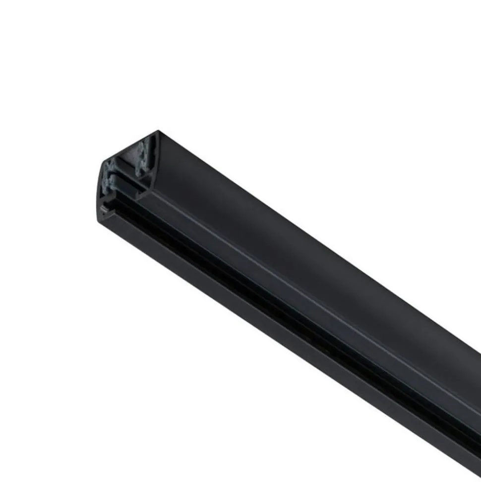 Paulmann URail systemskinne, 10 cm, sort mat