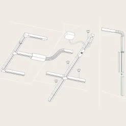Paulmann URail systemskinne, 10 cm, sort mat