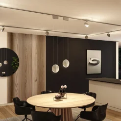 Paulmann URail-pendel Alejandro krom 3.000 K 3-trins dæmpbar