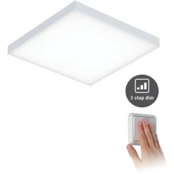 Paulmann Velora LED-panel, 3-step-dim, 22,5x22,5cm