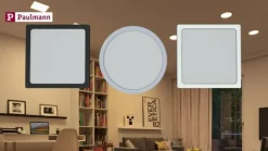 Paulmann Veluna Edge IP44 3.000K dimm Ø 20cm