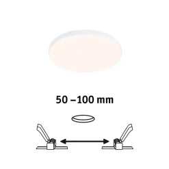 Paulmann Veluna Edge LED indbygget IP44 3.000K Ø 12cm