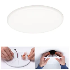 Paulmann Veluna LED-indbygningslampe 4000K Ø18,5cm