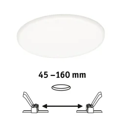 Paulmann Veluna LED-indbygningslampe 4000K Ø18,5cm