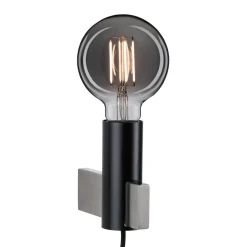 Paulmann væglampe Aik med kabel og stik