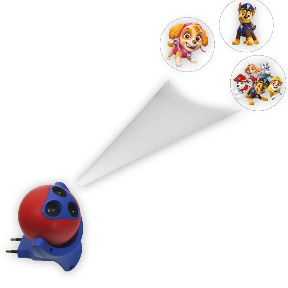 Paw Patrol LED-natlampe, 3-delt, til stikkontakt