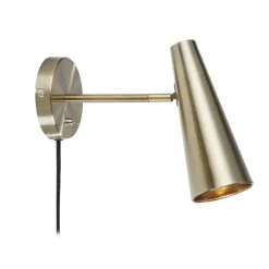 Peak vægspot, 1 lyskilde, antik messing