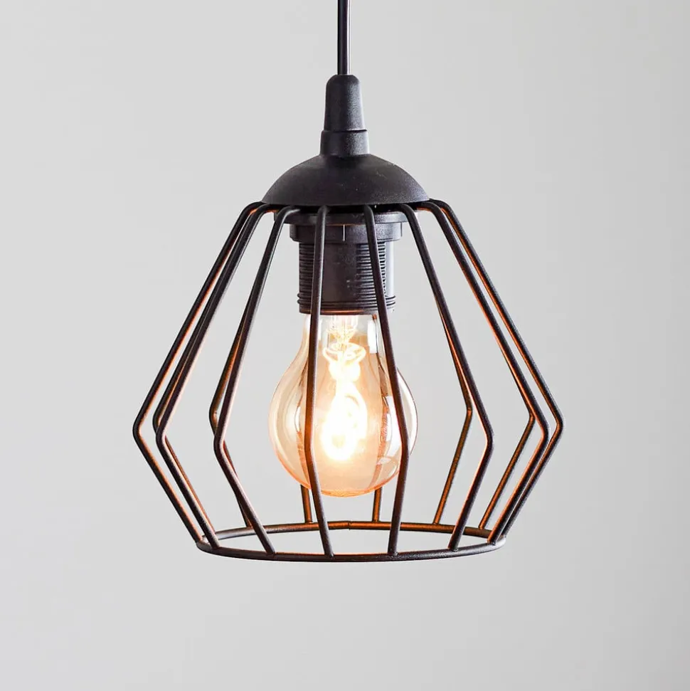 Pendellampe Agat sort, 1 lyskilde