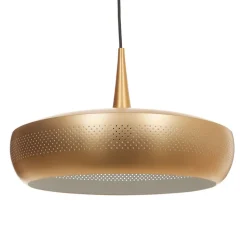 Pendellampe Clava Dine med messingfarvet skærm