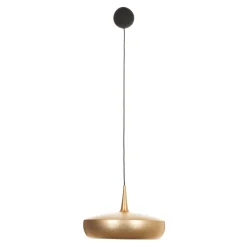 Pendellampe Clava Dine med messingfarvet skærm