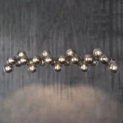 Pendellampe Dallas, krom