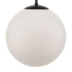 Pendellampe Dione, 1 lyskilde, hvid/sort 30 cm