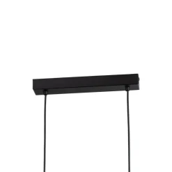 Pendellampe Forest, træ lys/sort, jute natur, 3 lyskilder.