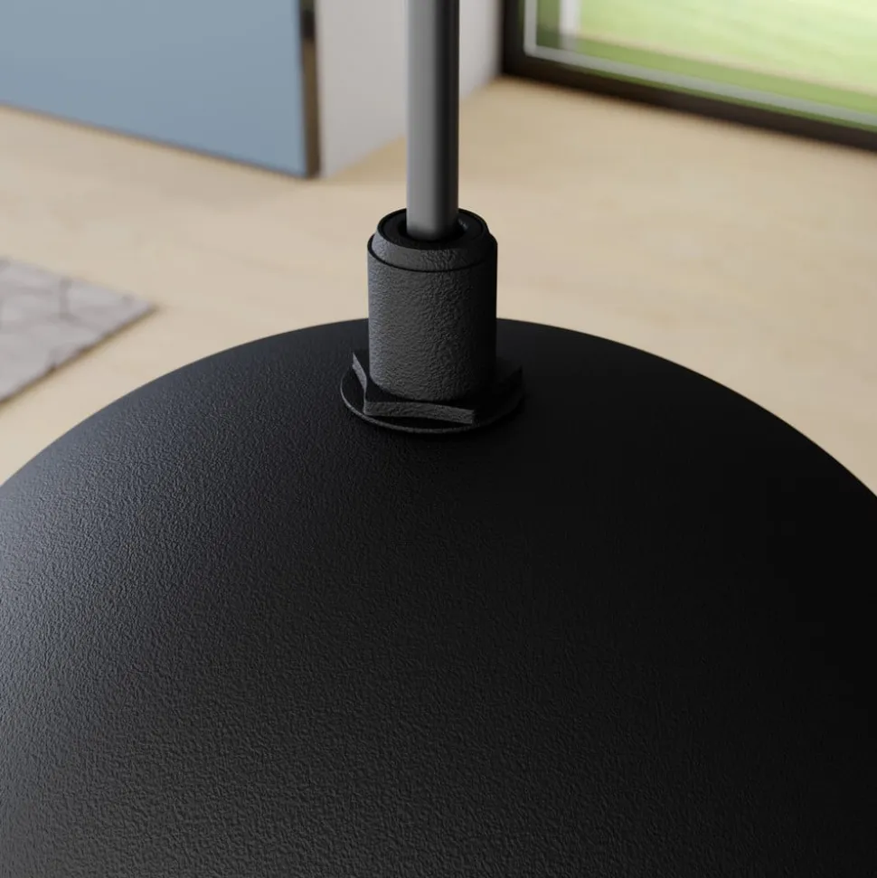 Pendellampe Midnight helt i sort 5 lyskilder