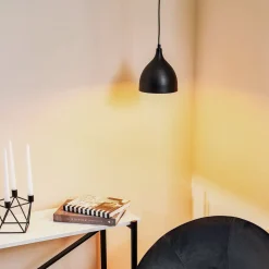 Pendellampe Nanu i metal, sort, 1 lyskilde