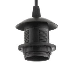 Pendellampe Starla, glas grafit/amber/klar, 3 lyskilder, rund