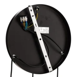 Pendellampe Starla, glas grafit/amber/klar, 3 lyskilder, rund