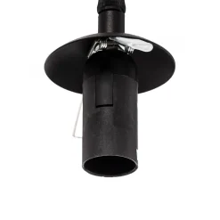 Pendellampe Starla, glas ravfarvet, 3 lyskilder decentreret