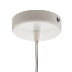 Pendellampe Vivien trefarvet grå/beige/guld