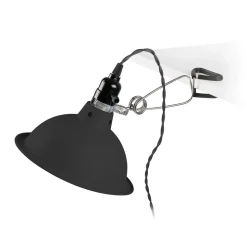 Pepper klemmelampe, sort