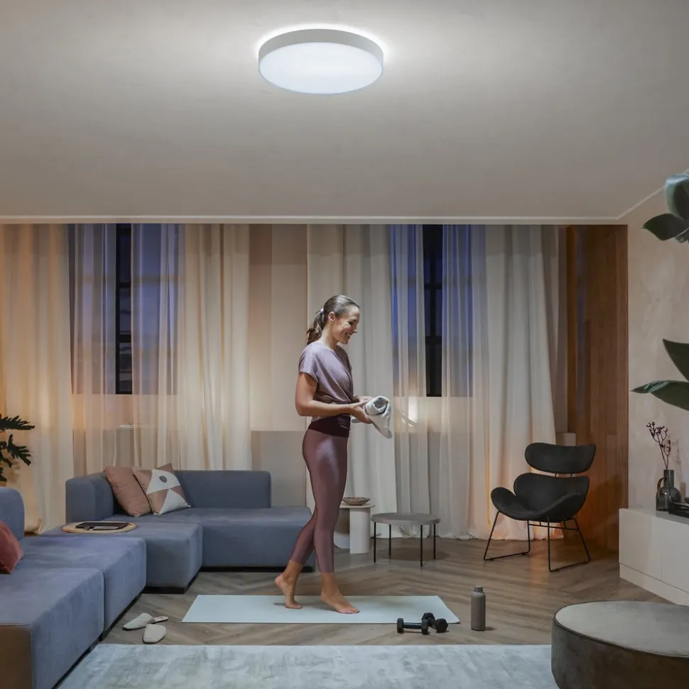 Philips Hue Enrave LED-loftslampe 55,1 cm hvid