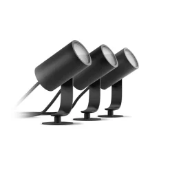 Philips Hue LED-spot Lily, sæt med 3, bridge, RGB, CCT, IP65