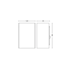 Philips Hue Resonate udendørs LED-væglampe, RGBW, sort