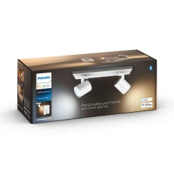 Philips Hue Runner LED-spot, 2 lyskilder, lysdæmper, hvid