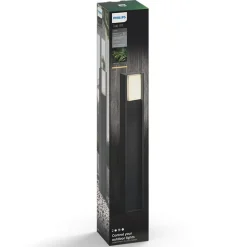 Philips Hue Turaco LED-gadelampe, grå, styret, smart