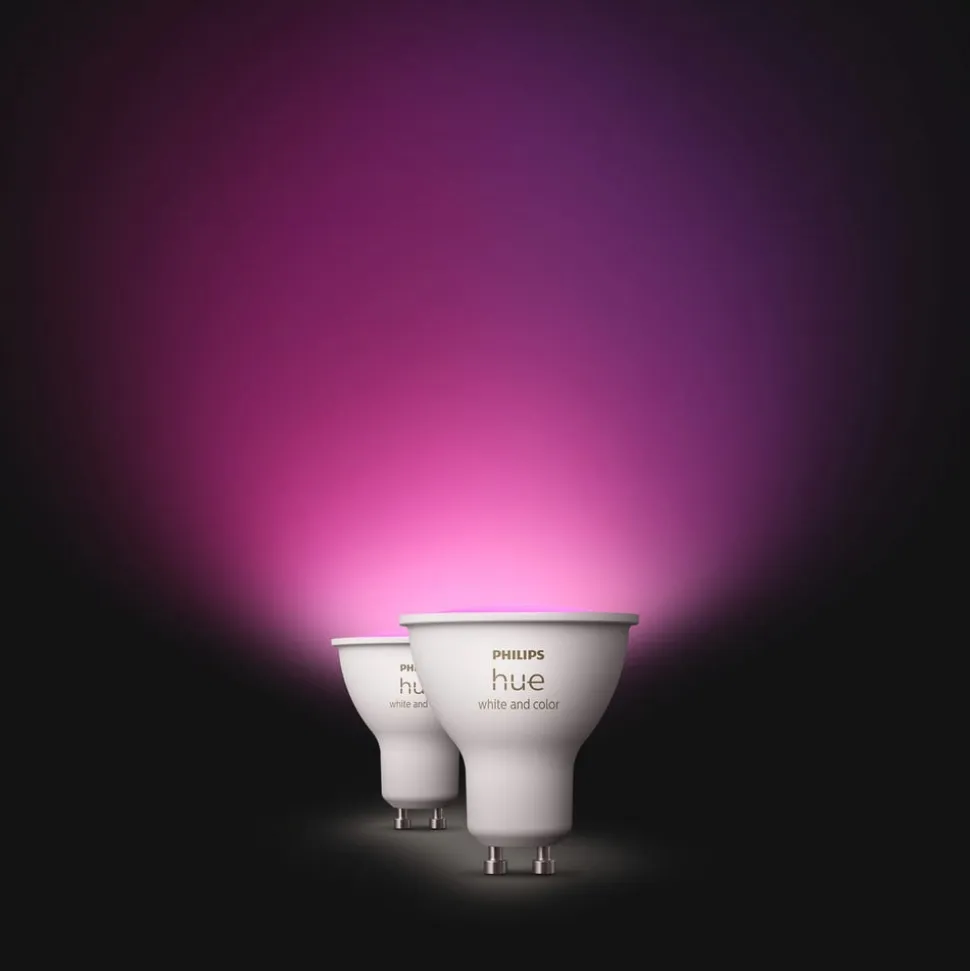 Philips Hue White & Color Ambiance LED GU10 4,2 W, 2-pak