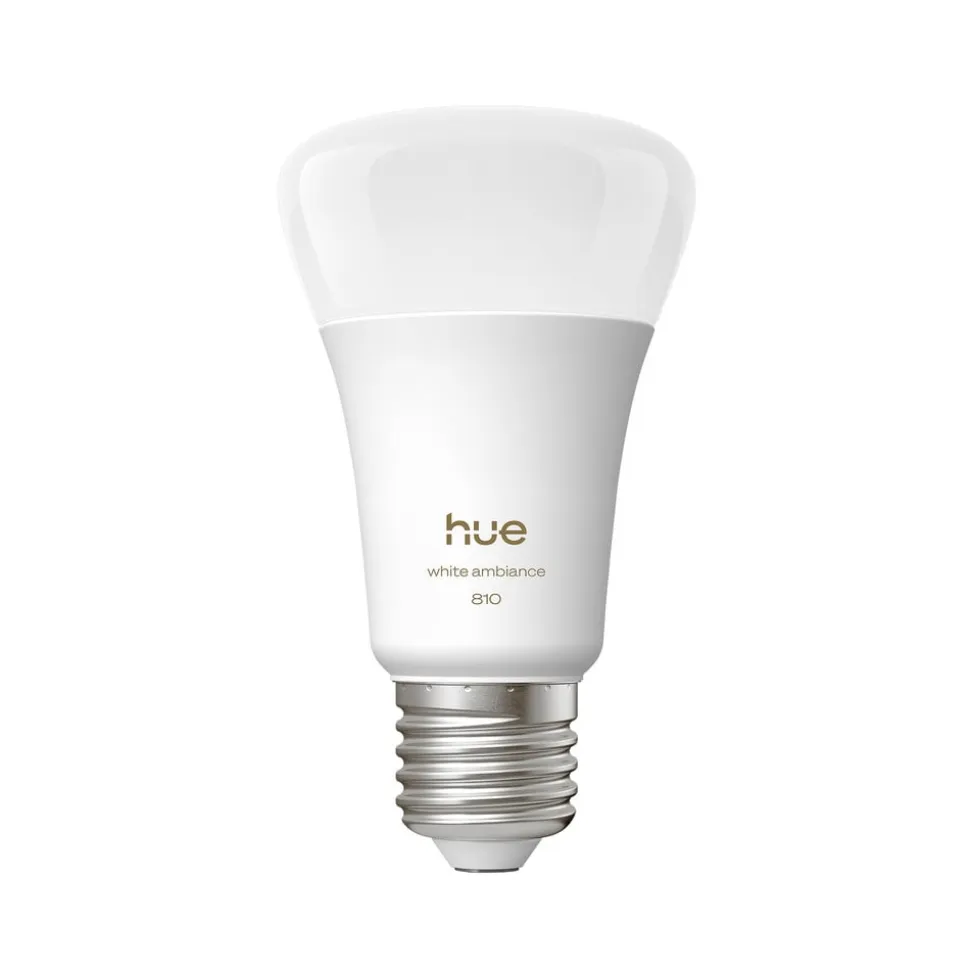 Philips Hue White Ambiance Smart E27 LED, 6 W 810 lm CCT 2 stk