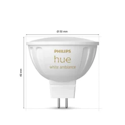 Philips Hue White Ambiance LED-pære 5,1 W GU5,3