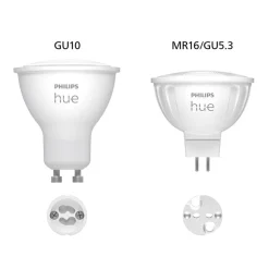 Philips Hue White Ambiance LED-pære 5,1 W GU5,3