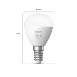Philips Hue White LED-dråbepære E14 5,7W 2.700K