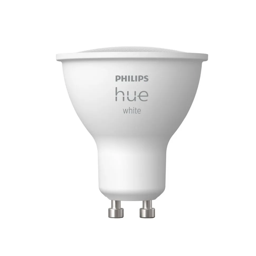 Philips Hue White LED-reflektorpære GU10 4,2 W, 2-pak
