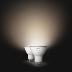 Philips Hue White LED-reflektorpære GU10 4,2 W, 2-pak