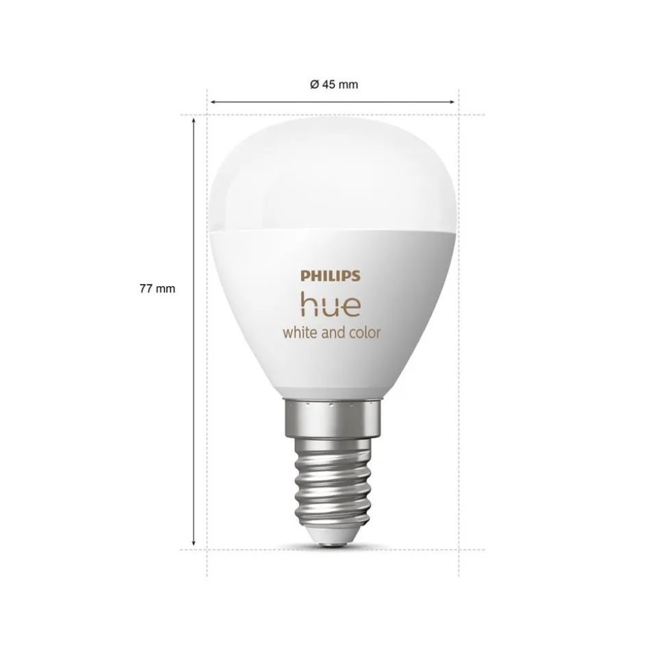 Philips Hue White&Color Ambiance E14 5,1W 2-pak