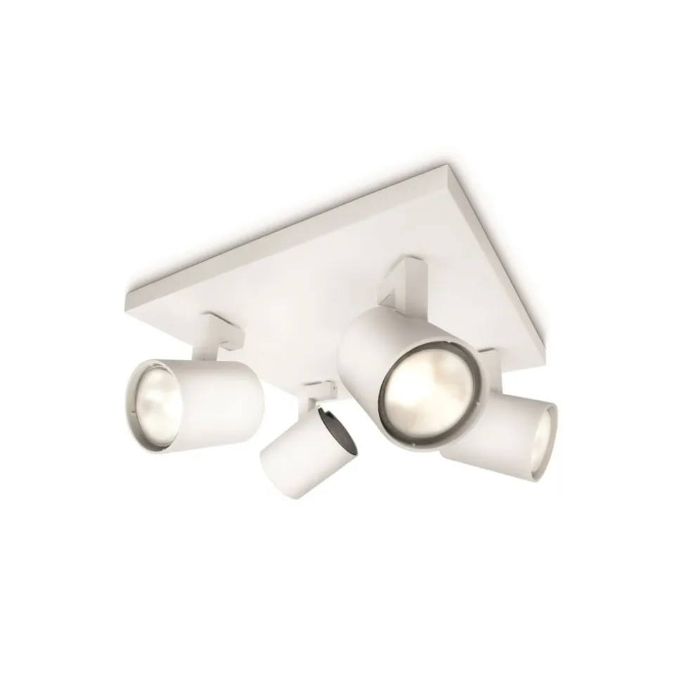 Philips myLiving Runner loftspot GU10, 4 lk, hvidt