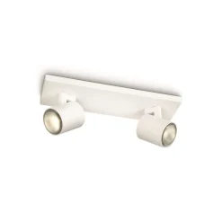 Philips myLiving Runner loftspot GU10 2 lyskilder hvid