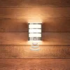 Philips Python udendørs LED-væglampe med sensor, stål
